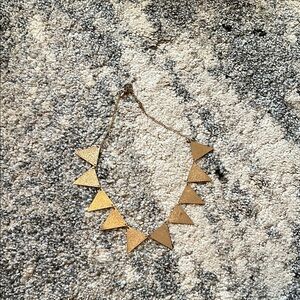 Gold Triangle Necklace